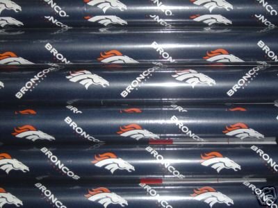 Denver Broncos Gift Wrapping Paper 2 Rolls