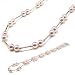 Magnetic Hematite Pink Peral Fashion Necklace