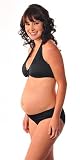 Prego Solid Black Maternity Bikini