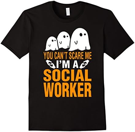 Men's Social Worker Costume Women T-Shirt Large Black