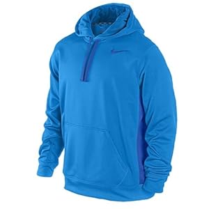Nike Men's Therma-Fit KO 2.0 Pullover Training Hoodie-Blue-Large