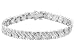 DIAMOND ACCENT PLATINUM OVER STERLING SILVER BRACELET
