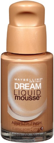 Maybelline New York Dream Liquid Mousse Foundation, Classic Ivory Light 2, 1 Fluid Ounce thumbnail