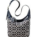 Coach Bleecker Denim Signature Patent Leather Sophie Shoulder/crossbody 12576