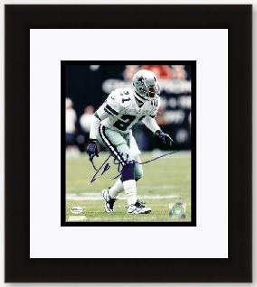 Deion Sanders Autographed Dallas Cowboys 8x10 Photo - Super Bowl Champion - Custom Framed