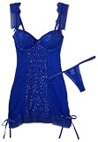Dreamgirl Women’s True Blue Beauty Babydoll – 6178 img