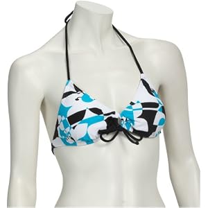 Roxy Damen Bikinioberteil Blockflower Tiki tri Tunnel
