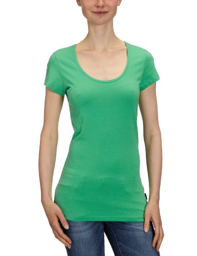 ONLY Damen T-Shirt, 15060053 LIVE LOVE LONG O-NECK SS TOP RPT, Gr. 38, Gr&uuml;n (MING GREEN) Preisvergleich