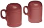 Fiesta Cinnabar 756 4-1/2-by-4-Inch Stovetop Salt and Pepper Set