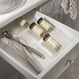 LINUS DRAWER SPICE RACK (Clear) (1.5H x 8.5W x 16.75D)