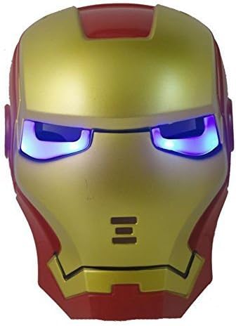 Iron Man Mask with Blue Lite Up Eyes