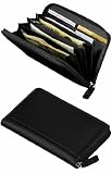 from n-voy n-voy multi-currency leather travel wallet