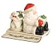 Lenox Holiday Carved Santa and Sleigh Salt and Pepper Shakers