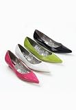 Pointy-Toe Patent Flats