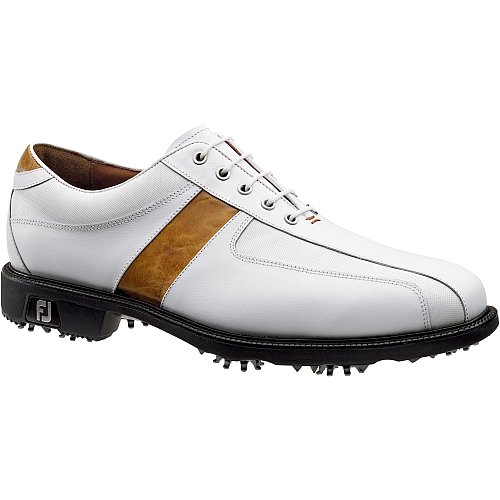 Footjoy Icon Sport Saddle Golf Shoe (White/Tan) 9.5 Wide