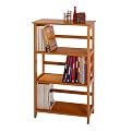 4-Tier Bookshelf - Honey Pine