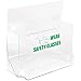 Brady PD701E 12-1/4" Height, 18" Width, 9-1/4" Depth, Tough Acrylic, Green On Clear Color Large Capacity Eye Protection Dispenser, Legend "Wear Safety Glasses (With Picto)"