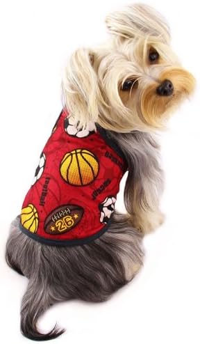 Lightweight "All About Sports" Dog Tank Top Size: Medium