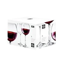 Libbey Vina Round Red Wine Goblets, 18-1/4-Ounce, Set of 6