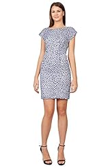 Silk/Viscose Leopard Print Cocktail Evening Dress/Party Dress 