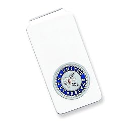 Sterling Silver U.S Navy Money Clip