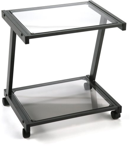 ITALMODERN L Printer Cart, Graphite Black