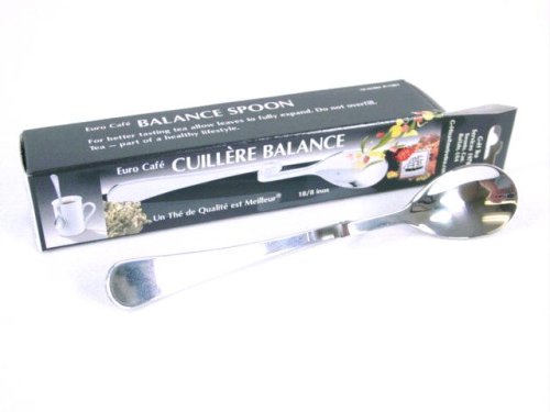 The Perfect Tea Cup Solution! Euro Cafe Balancing Spoon the Perfect Spoon for Use with a... by Chocolate Tea