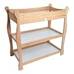 Natural Finish Sleigh Style Changing Table