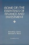 Some of the Essentials of Finance and Investment (University Textbooks)