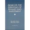 Some of the Essentials of Finance and Investment (University Textbooks)