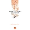 La litt�rature espagnole