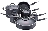 KitchenAid Gourmet Essentials Hard-Anodized Nonstick 11-Piece Cookware Set
