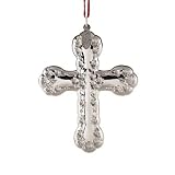 Gorham Silverplated Buttercup Cross Ornament