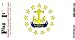 Rhode Island Heavy Duty Vinyl Bumper Sticker (3 x 5 Inches)