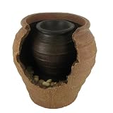 Artful Accents Cordless Tranquility Fountain Pottery by T.W.I.E.