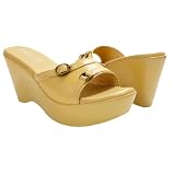 Strappy Casual Platform Wedge Comfort Sandal Beige SS903-179