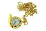 Damen Umhängeuhr IPG vergoldet mit langer Kette