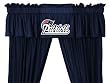 NFL New England Patriots - 5pc Jersey Drapes-Curtains and Valance Set