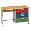 Locker 3-Drawer Desk