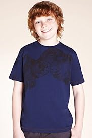Pure Cotton Short Sleeve Owl Print T Shirt