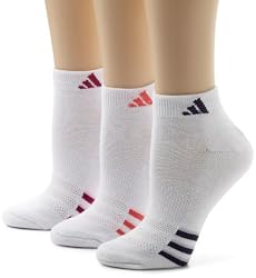 adidas Women's Cushioned Var 3-Pack Low Cut Sock, Shoe Size (5-10)
