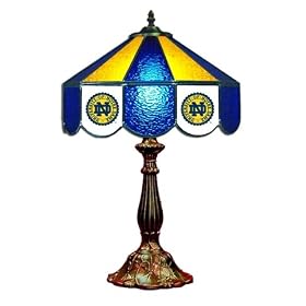 Stained Galss Table Lamp 14 University of Notre Dame Fighting Irish