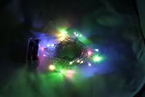 Battery LED Fairy Lights Multi Colured 20 Bulbs - Static