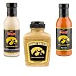 University of Iowa - Wing Sauce, Blue Cheese Dip & Mustard Deli Pack (Set of 3)