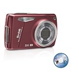 Kodak M575 14 MP 5X Zoom EasyShare HD Camera and Gallery Offer - Red