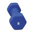 Cap Barbell Neoprene Dumbbell (Blue, 8-Pound)