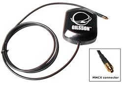 Active External GPS Antenna (MMCX) for Magellan Roadmate 800, iWay 250; Mio DigiWalker C510, C310, C210, 268, 269C; MYGuide 3050 GO, 3240 GO. 9ft Cable