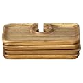 Acacia Appetizer Plates - Set of 4