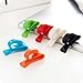 Goodlucky365 6pcs Handbag Key Organizer Key Clips Key Hook Hangers for Purses Bags Six Color