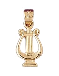 CleverEves 14k Gold Charm Musical Instruments 1.5 - Gram(s)